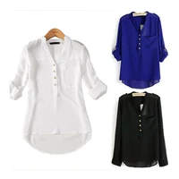 

Popular Casual New Arrival lady blouse fashion