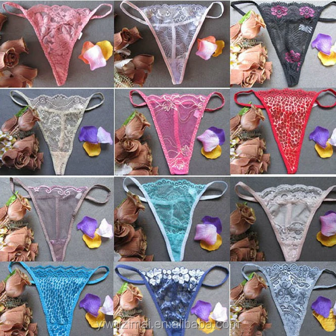 

Sexy Lady Women's Thongs G-string V-string Panties Knickers Lingerie Underwear many design mixed, Many many different design mixed