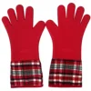 Food Grade Silicon Finger Protector Baking Gloves Oven Mitts 500c Heat Resistant Grill BBQ Gloves