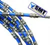 Diamond wire saw for block processing squaring or profiling