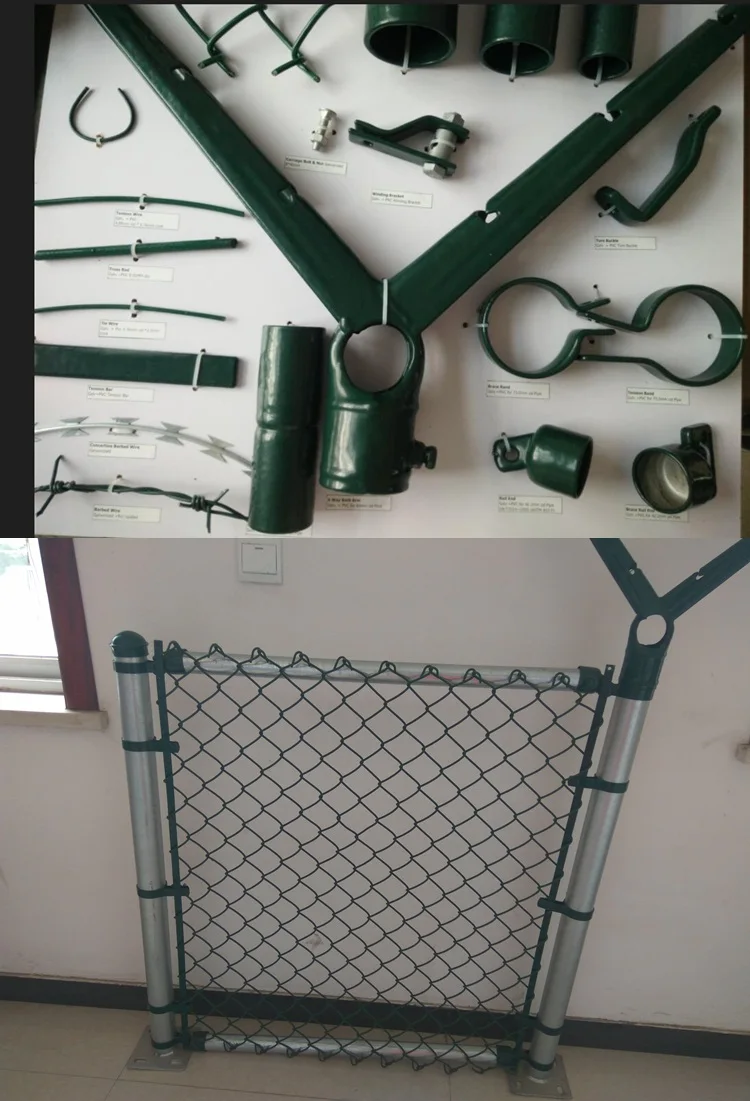 Hot dip Galvanized Pvc Single Support Arm Chain Link Fence Fittings