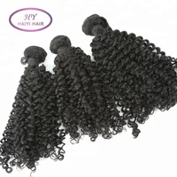 

Hot Sale Unprocessed Virgin Kinky Curly Hair With Lace Closure