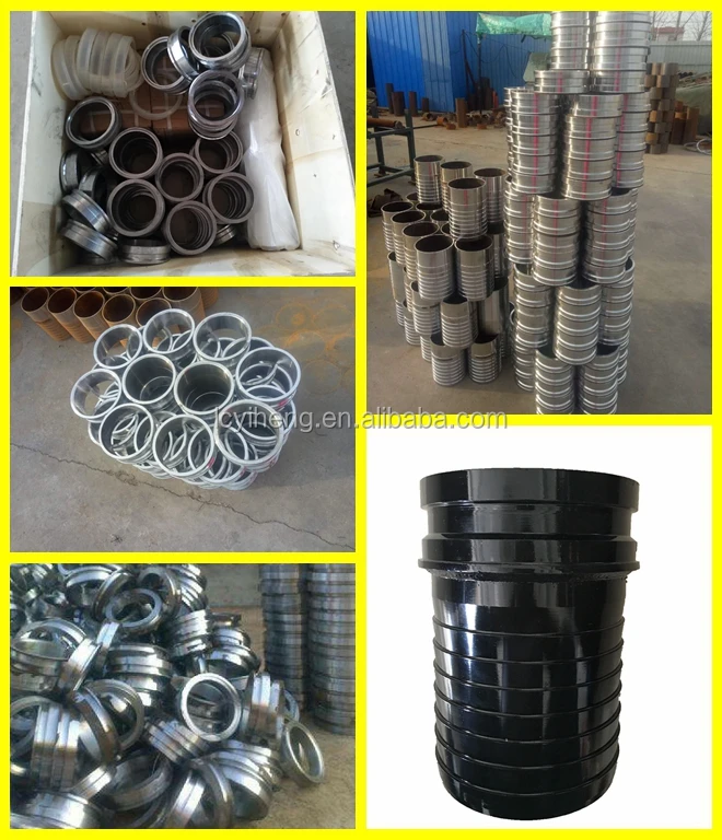 Putzmeister Concrete pump spare parts and pipe flange SK 148mm 5inch'' weld-on collars