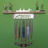 Sport Trophy shelf with Medal hanger Wall mounted trophy rack Sport medal display