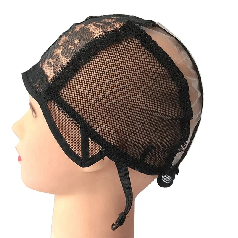 

Stock Women Black Ventilate Plastic Elastic Mesh WigCap With Stretchable Straps