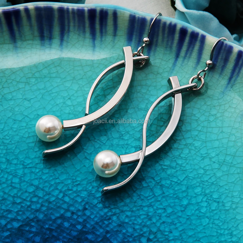 Joacii Customs Jewelry New Fashion Simple Earring Designs Copper Earrings for Women