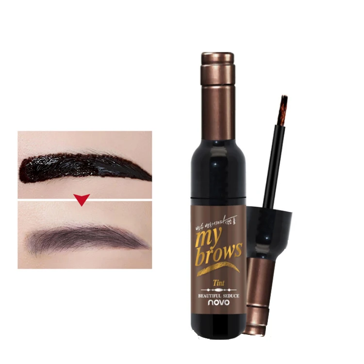 

NOVO cosmetics New Style Tattoo Eyebrow Gel Super Lasting for 72h Waterproof Natural sobrancelhas Eyebrow Peel Off Tint