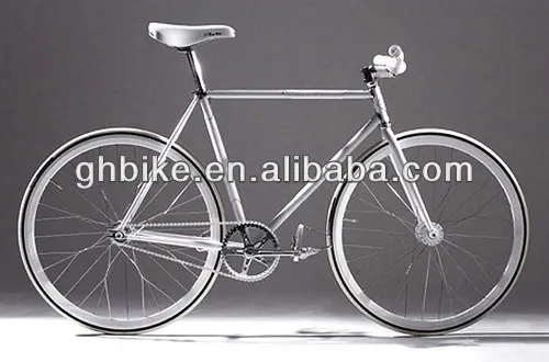 chrome bicycle frame