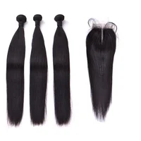 

free sample brazilian black human hair paypal accepted silky straight lace closure