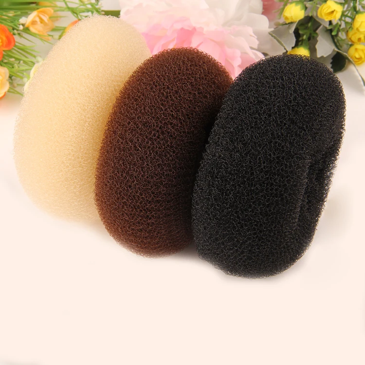 Blond Brown Color Small Hair Donut For Women Hair Clip Bun