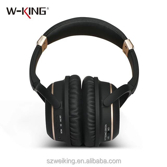 

W-king 2017 new arrival BH810 active noise cancelling ANC bluetooth headphones for airplane