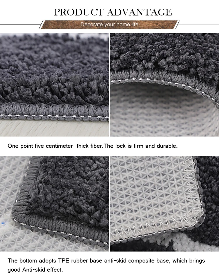 Soft Microfiber Polyester Nonslip Quick Dry Pastoral Stripe Safety