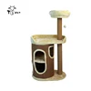 Hot Selling Faux Fur Plush Climbing Rope Toys Cat Furniture Game Tree