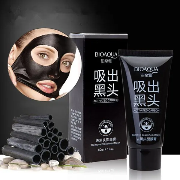 

60g BIOAQUA cosmetic Charcoal blackhead remover peel off suction black mask