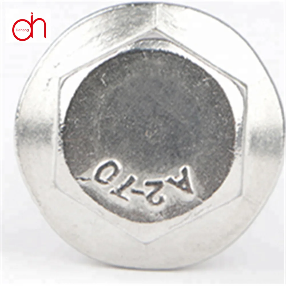 
High precision new arrival DIN 6921 stainless steel hex flange bolts for retail industry 