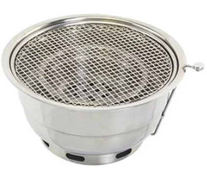 

Stainless Steel Metal Type and CE Certification Charcoal Bbq grill, Silvery