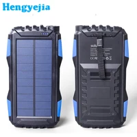 

Double USB Energy Portable 10000mAh waterproof Polymer Lithium Battery solar mobile cell phone charger power bank 20000mAh