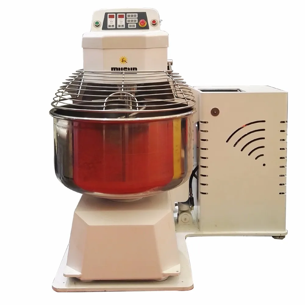 Large Mixer For Baking 25kg 50kg 75kg 100kg Kitchen Electric Spiral