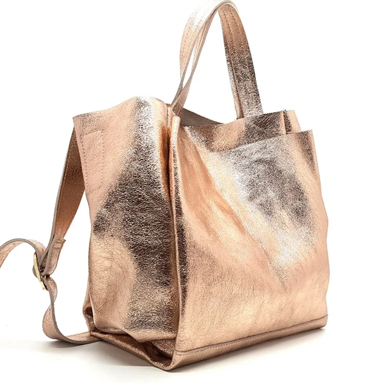 Alibaba Whole Cow Leather Rose Gold Genuine Tote Bags Alibaba Whole Cow Leather Rose Gold Genuine Tote Bags For Women