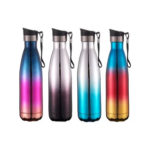 Image of wholesale 2019 new product electroplating stainless steel vacuum bottle