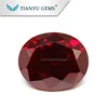 Free Sample 5x7mm Oval 8# Ruby Rough Corundum Gemstone Names