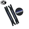 Two-color special zipper POM material 26 letters zipper plastic teeth size 8 7-inch zipper