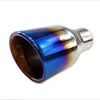 2015 hot sell auto part tuning racing universal stainless stleel304 muffler exhaust tip