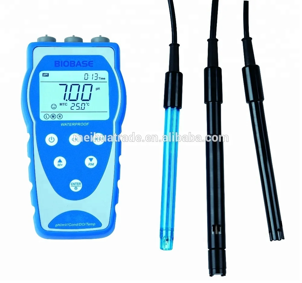 Auto Calibration Usb Output Portable Ph Mv Tem Meter With Foldable