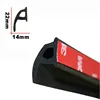 various shapes of extruded solid and sponge epdm door rubber seal strips with adhesive tape