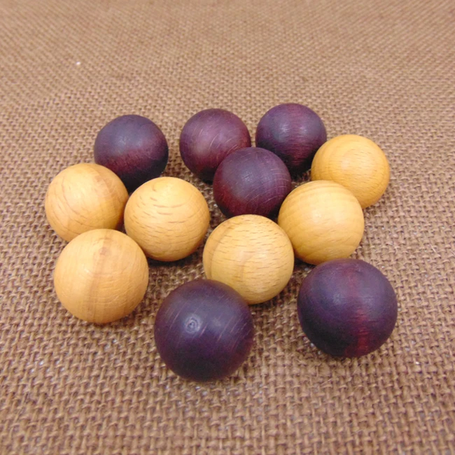 1 Inch Custom Polished Vintage Painted Wooden Round Ball Buy Painted