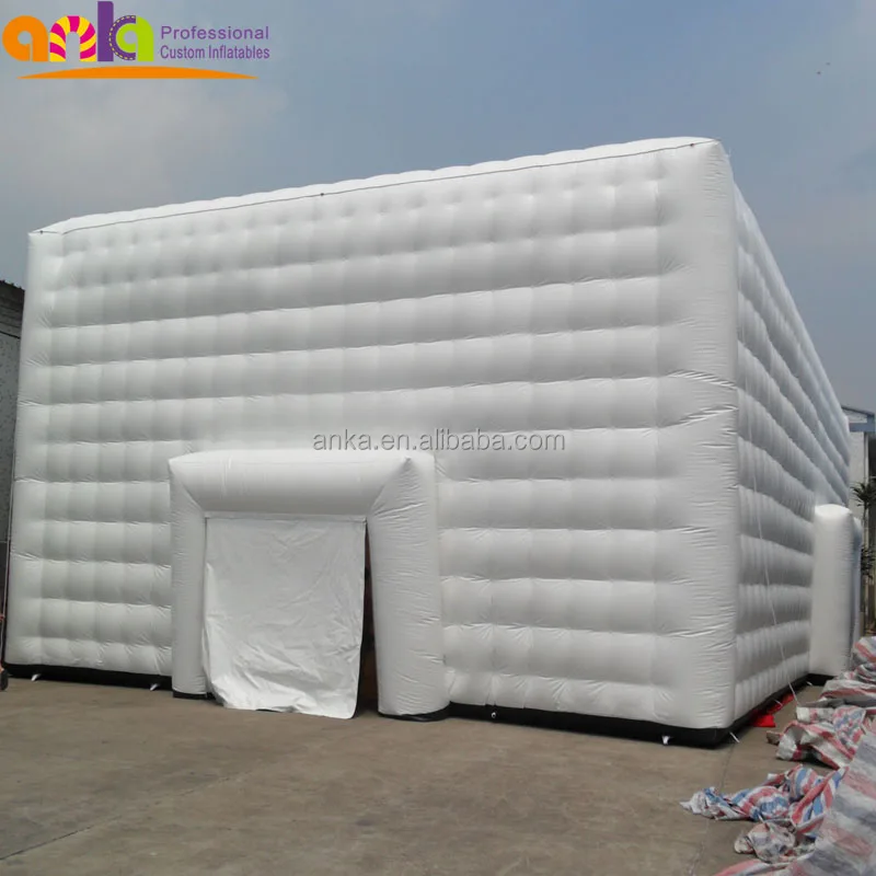 
China manufacturer outdoor bubble white inflatable air cube tent for party promotion event sale 