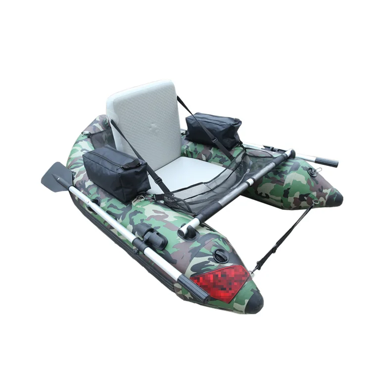 

PVC inflatable inflated belly boat for fishing, Customized