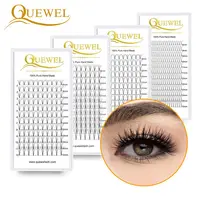 

Quewel Custom Packaging Private Label Russian Fans, Wholesale High Quality Volume Russian, Russian Volume Eyelash For Salon