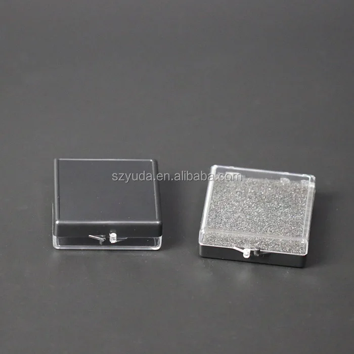 6*6*2cm Plastic Medal Display Box Perspex Pin Badge Display Case Ps