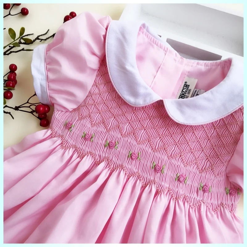Children's Smocked Clothing Dress Customized Wholesale Children's