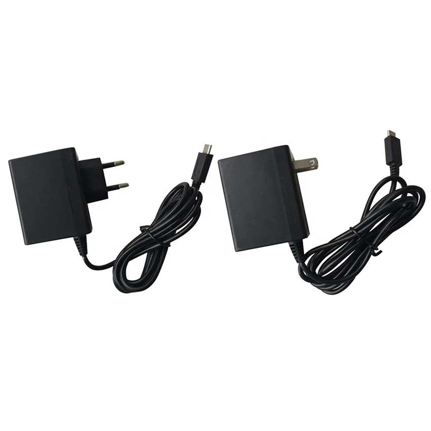 

Wholesale EU US Plug AC Adapter Travel Wall Charger Power Supply for NS Switch and Pro Controller 15V 2.6A Fast Charging Kit, Black