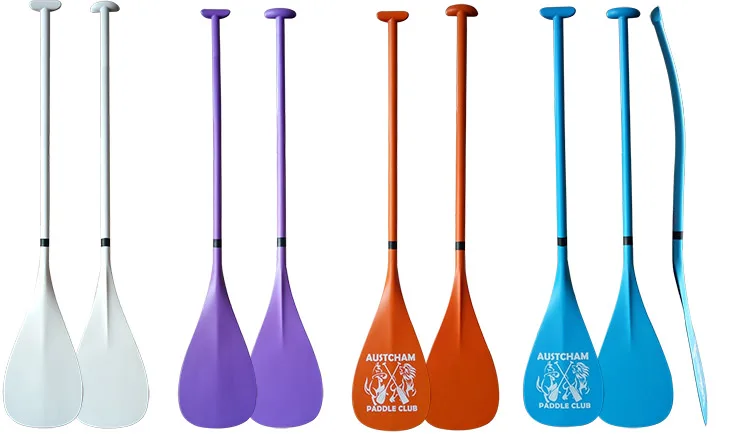 Carbon Fiber Outrigger Canoe Paddle Double Bend - Kanupaddel