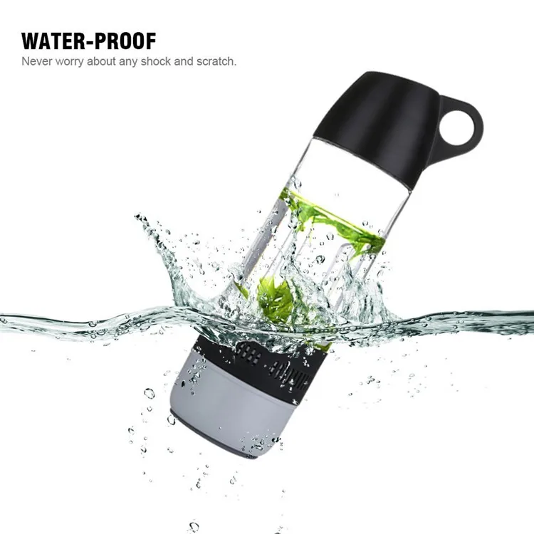 wireless tritan material waterbottle with bluetooth speaker for outdoor bicycle riding - ANKUX Tech Co., Ltd