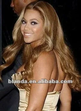 Beyonce Honey Blonde Celebrity Big Curl Full Lace Wigs Buy