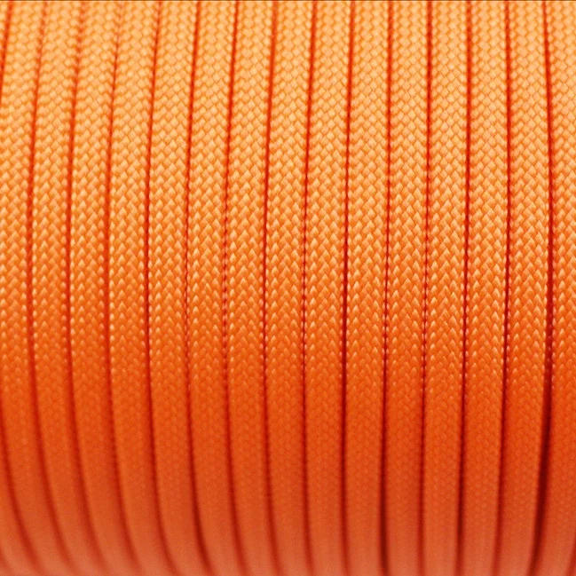 

350 Polyester Paracord 550 Nylon Paracord 4mm 7 Strands Parachute Cord, Customized color