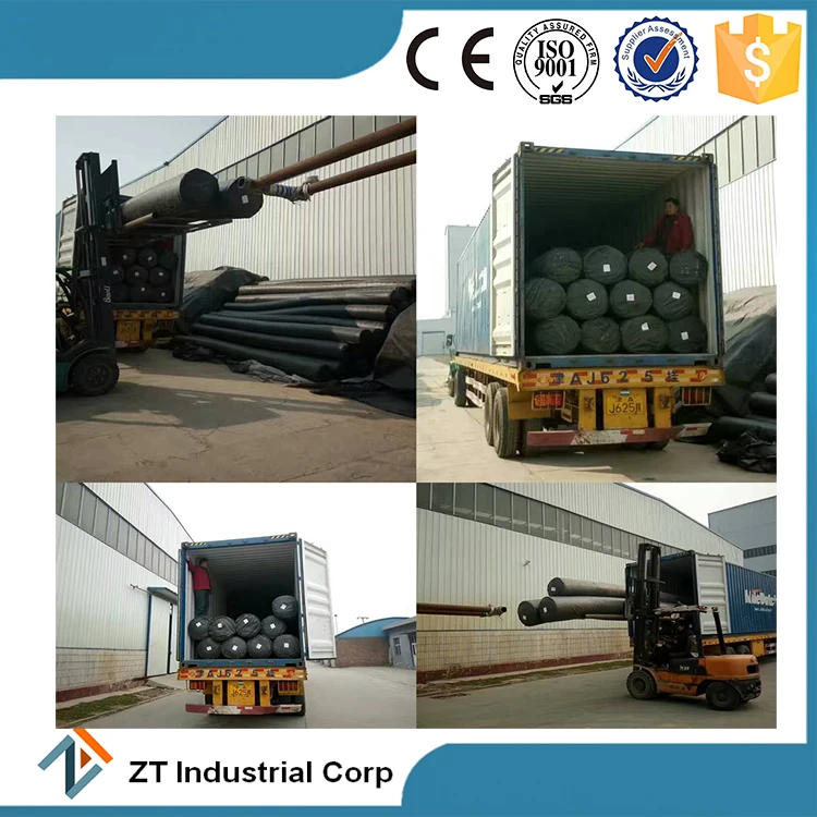 100 kn/m warp knitted polyester geogrid