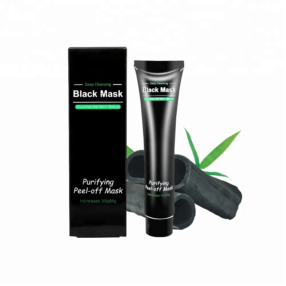 

Private label peeling off charcoal blackhead remover face mask skin care black mask, N/a