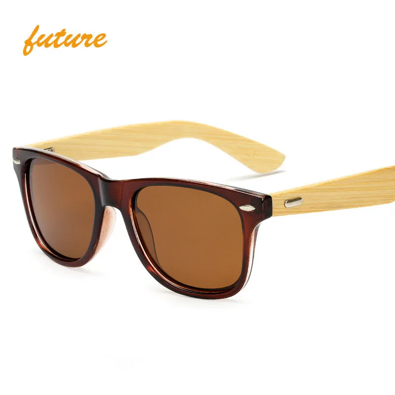 

K1501 Yiwu Future Unisex Handmade Wood PC Frame Color Classic UV400 2019 Polarized Wood Bamboo Sunglasses, Red green brown black silver blue