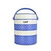 1L Children Kids Outdoor Geometric Pattern Food Storage box Warmer Container Thermos lunch box For School