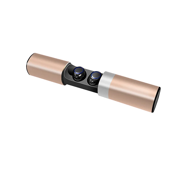 

With Power Bank Wireless Earbuds Bluetooth Wireless Earbuds Mini Bluetooth Earbuds, Black sliver red