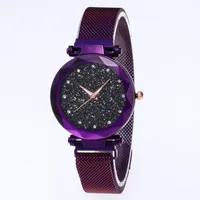 

2019 Hot sales Low MOQ Women Quartz Star Watch clock OEM lady Reloj Bracelet Mesh strap Wrist Shinning Ladies Watches