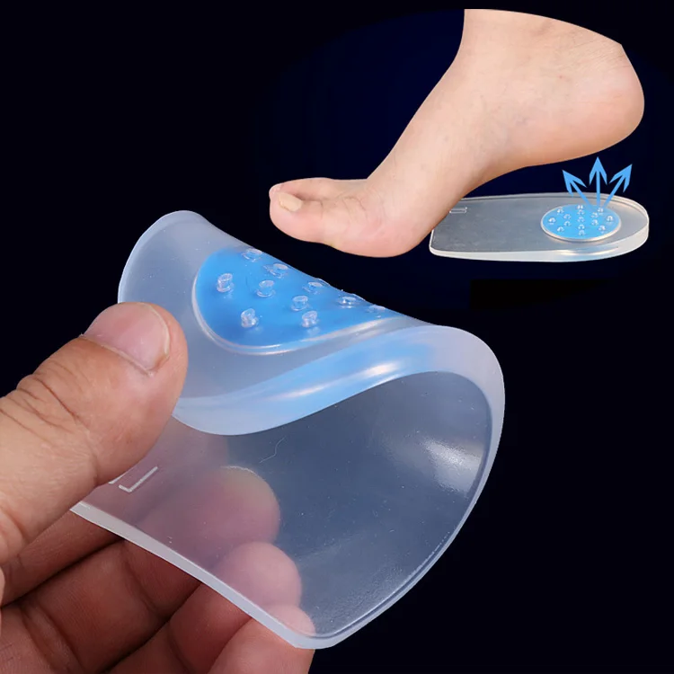 

transparent detachable shock absorption anti bacteria soft silicone gel foot heel cushion pad