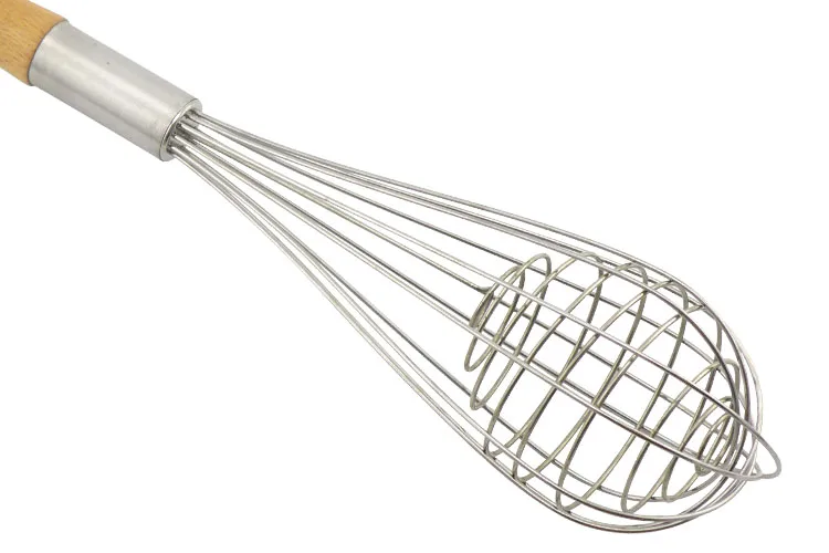 Kitchen Whisk Tools Egg Beater With Stainless Steel Ball