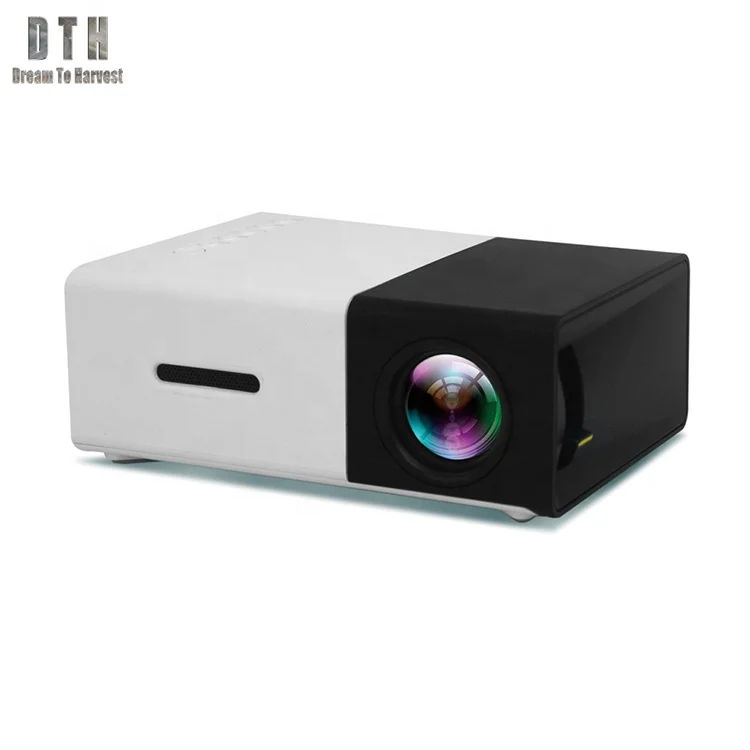 2018 Shenzhen original factory LED mini projector YG300 Portable HD 1080 drop  projector