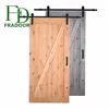 Top Grade Solid wood Frame Interior Decorative Sliding Barn Door